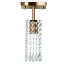 Lustre Clearcrillic Cristal Acrílico Quadrado Cobre