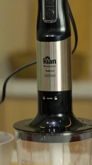 Mixer 3 em 1 1000W Inox Turbo Triturador Processador Copo 700ml Kian Preto