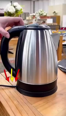 Chaleira Elétrica Inox 1.8 Litros Desligamento Automático Aquecimento Rápido