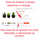 3 Mini Vasinhos Cerejeira Suculentas Cactos Flores Artificiais Decorativas Planta Artificial Decoração