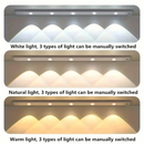 30/40/60 CM 3 Cores Regulável Led Luminária USB Recarregável Lâmpada Sensor De Movimento Luz