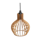 kit 3 Pendente Luminária de teto lustre para qualquer ambiente em MDF - 3ppc/sf