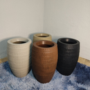 Vaso Oval de Polietileno 43cm | Resistente ao Sol e Chuva | Uso Interno e Externo Sala Jardim
