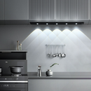 Luzes De Armário LED Ultra-Finas Sem Fio Magnéticas Multi-Funcionais Ajustáveis De 3 Cores Sensor Lâmpada-F9