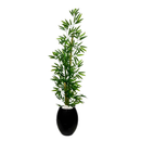 Planta Artificial Bambu Da Sorte Decoração Com Vaso