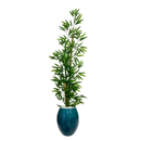 Planta Artificial Bambu Da Sorte Decoração Com Vaso