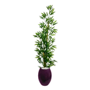 Planta Artificial Bambu Da Sorte Decoração Com Vaso