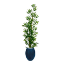 Planta Artificial Bambu Da Sorte Decoração Com Vaso