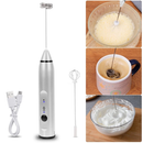 Batedor Misturador Mixer Elétrico para Bebidas Leite Café Clara de Ovo 2 em 1 taobiju