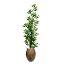 Planta Artificial Bambu Da Sorte Decoração Com Vaso