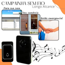 Campainha Residencial Sem Fio de Longo Alcance Prova D'água Casa Segurança Comercial