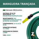 Mangueira De Jardim Trançada Reforçada Metros Completa Limpeza Quintal