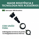 Mangueira De Jardim Trançada Reforçada Metros Completa Limpeza Quintal