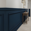 Boiserie Eva Autocolante Flexível Moldura Branco 5m 2,8cm Roda Meio Parede Decorativo À Prova D’Água