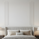 Boiserie Eva Autocolante Flexível Moldura Branco 5m 2,8cm Roda Meio Parede Decorativo À Prova D’Água