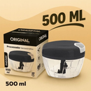 Processador de alimentos, triturador 3 laminas 500ml alho, legumes