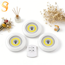 Lampâda Adesiva KIT Com 3 Luminárias e Controle à Pilha AAA