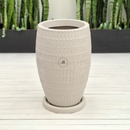 Vaso Oval de Polietileno 43cm | Uso Interno e Externo Sala Jardim