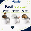 Caneca Misturadora Automática Elétrica USB Bateria Recarregável Mixer Café 380ml
