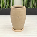 Vaso Oval de Polietileno 43cm | Uso Interno e Externo Sala Jardim
