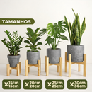 Suporte de Chão Legs Cachepot Madeira Pinus Natural - Porta Vaso Planta