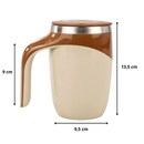 Caneca Misturadora Automática Elétrica USB Bateria Recarregável Mixer Café 380ml