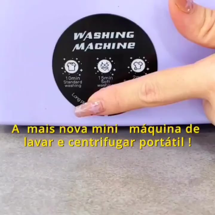 Mini Máquina de Lavar Roupas 11 llitro 110V/220V Centrifuga Dobrável Portátil Moderna Para Roupas