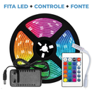 Fita LED 3528 SUPER LED ULTRA RGB 5M até 15M 12V 300 LED