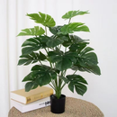 Planta artificial costela de adão 75 cm, 24 folhas decorativas