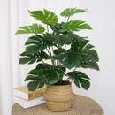 Planta artificial costela de adão 75 cm, 24 folhas decorativas