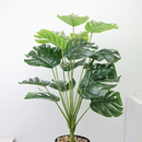 Planta artificial costela de adão 75 cm, 24 folhas decorativas