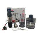 Mixer 3 em 1 1000W Inox Turbo Triturador Processador Copo 700ml Kian Preto